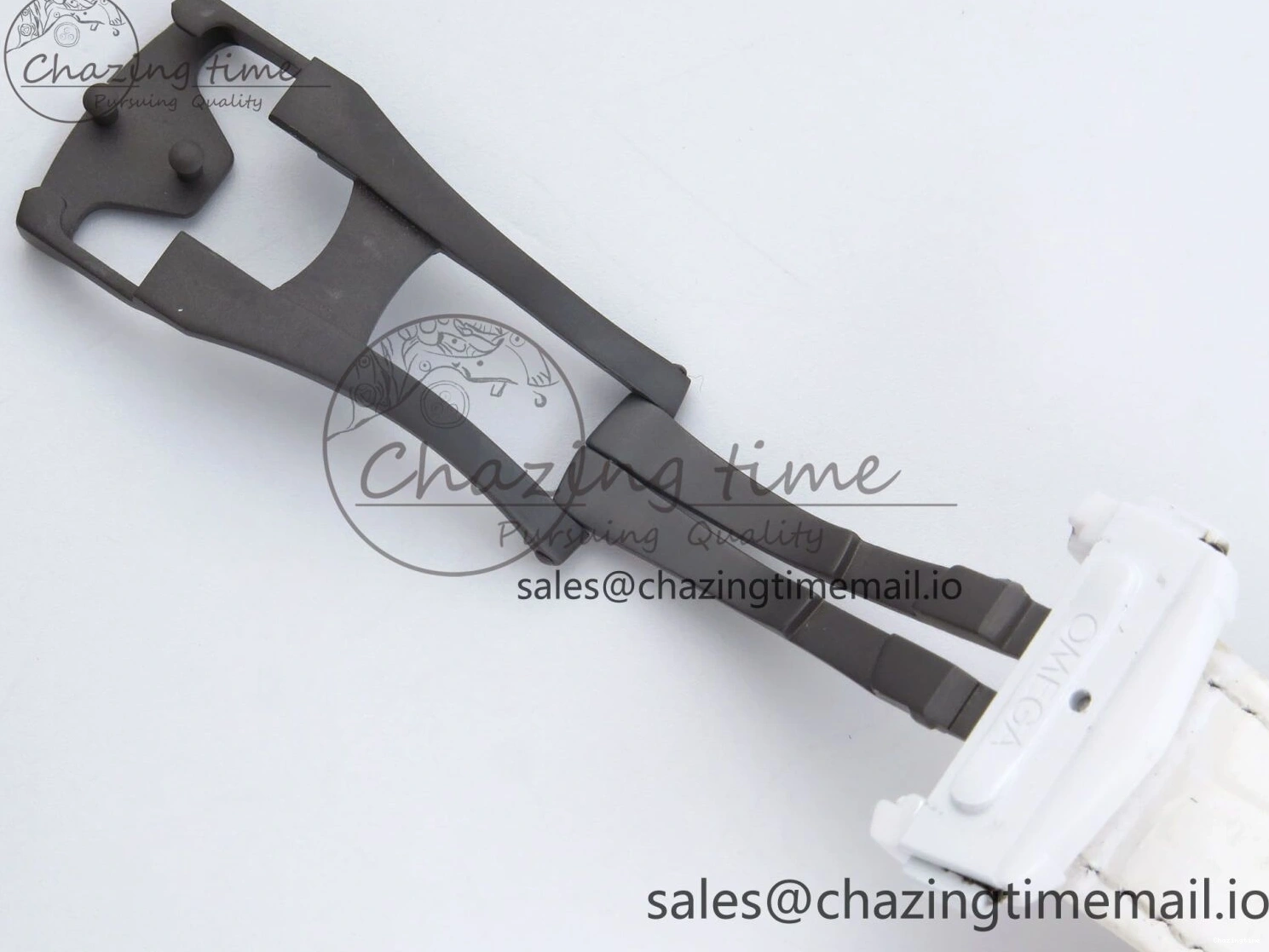 0522 Speedmaster White Side Of The Moon N1F 1:1 Best Edition White Dial White Ceramic on White Leather Strap A GoAnywhere 7694